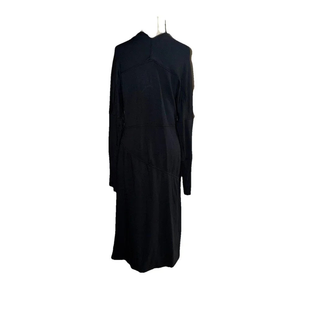 Daily Practice by Anthropologie Long-Sleeve V-Neck Dress Petite Large - Picture 4 of 7